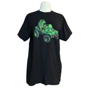 Gorillaz Black Band Shirt Medium Screen print Alternative Trip Hop Electronic